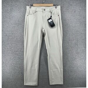Ibkul Ibcool Golf Performance Pants Men Size Medium Beige UPF 50 NEW $104